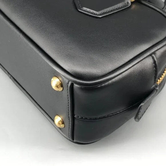 Miu Miu Black Leather Satchel Bag 22×11×8cm - Picture 11 of 13